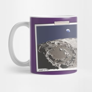 Earthrise From A Lunar Landscape Mug